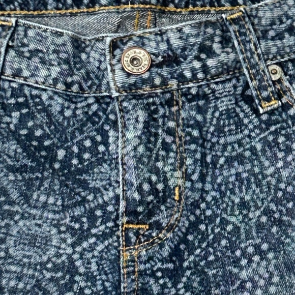 Women's Big Star 1974 Low Rise Patterned Jean Shorts - 27 - Picture 4 of 11